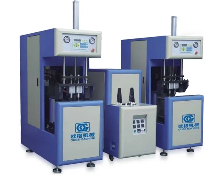 Напівавтоматична машина для видування ПЕТ-пляшок